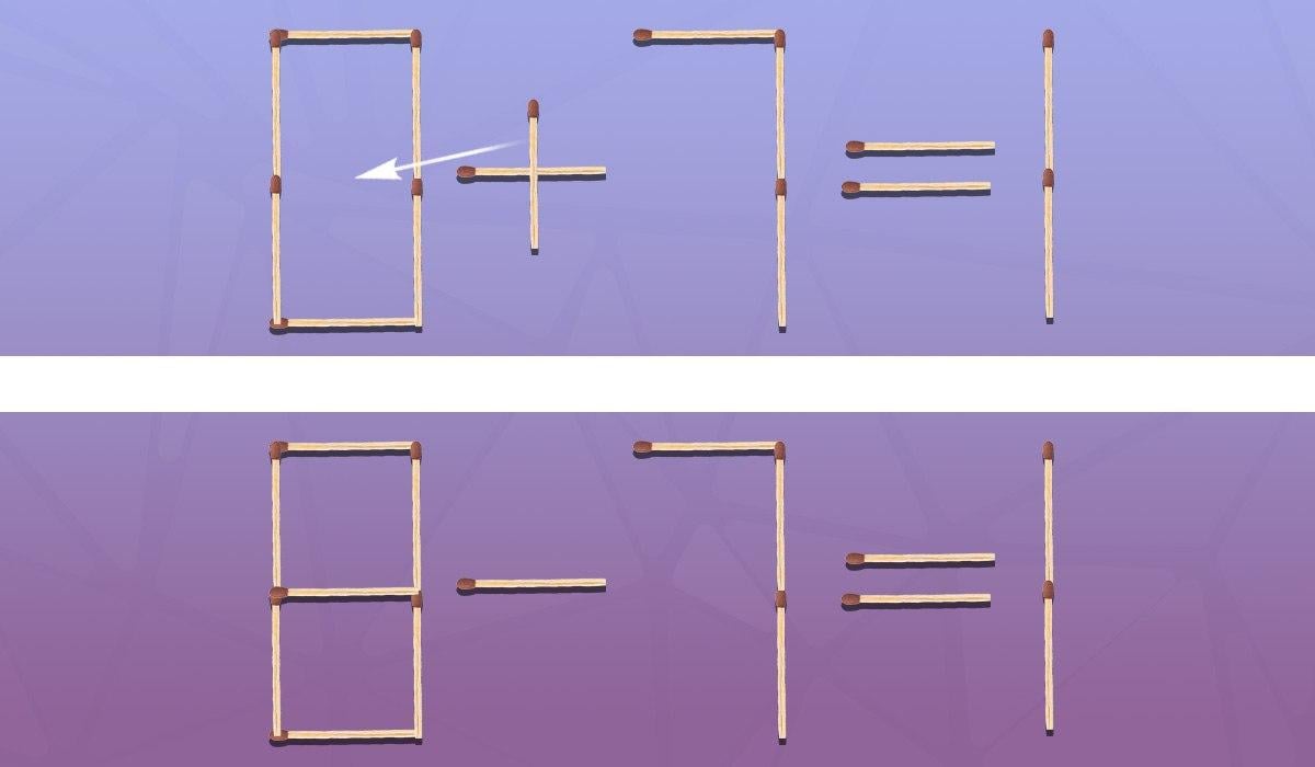 Musisz przesunąć jedną zapałkę, aby równość była poprawna: szybki test IQ