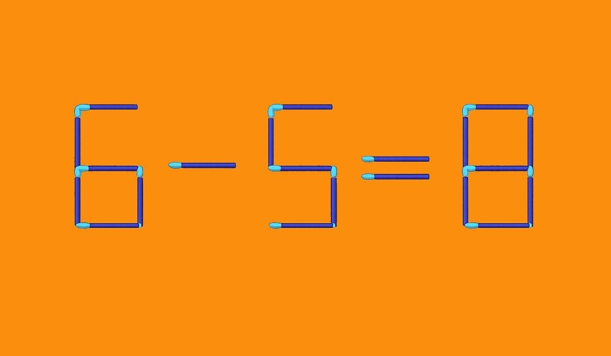 Szybki test IQ: wystarczy przesunąć jedną zapałkę