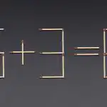 Bardzo trudna łamigłówka: musisz przesunąć tylko jedną zapałkę