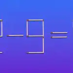 Którą zapałkę należy przesunąć, aby równość była prawdziwa: szybki test