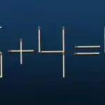 Którą zapałkę należy przesunąć, aby równość była prawdziwa: trudna łamigłówka Którą zapałkę należy przesunąć, aby równość była prawdziwa: trudna łamigłówka