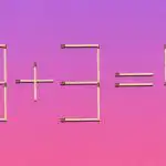 Które dwie zapałki należy przesunąć, aby poprawić błąd: szybki test na inteligencję Które dwie zapałki należy przesunąć, aby poprawić błąd: szybki test