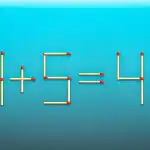 Musisz przeciągnąć 2 zapałki, a równość stanie się poprawna: szybki test IQ Musisz przeciągnąć 2 zapałki, a równość stanie się poprawna: szybki