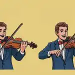 Test IQ: musisz znaleźć 3 różnice na zdjęciu skrzypka w